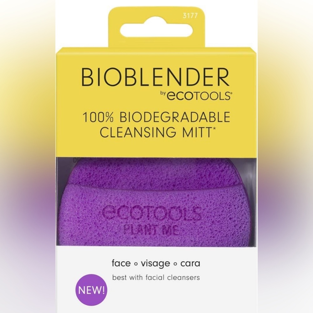 🌵3/$15 Ecotools Bioblender face cleansing sponge mitt (see description)